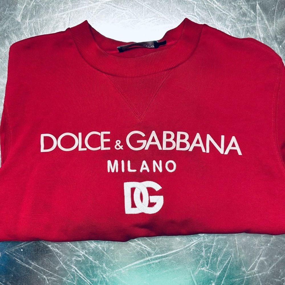 Dolce & Gabbana Red Men's Sweatshirt